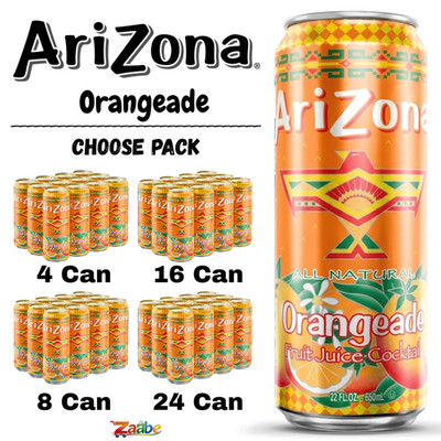 AriZona orangeade 22oz Fruit Drink Big Can   Choose Qty
