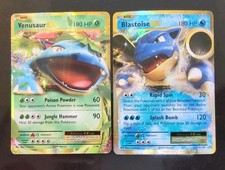 💧 Pokemon TCG Venusaur EX 1 & Blastoise EX 21 XY Evolutions Holo Foil Rare NM on eBay