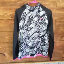 Nike Girls Pink,Black,Grey Digi Camo Sweatshirt XL Kids Hoodie