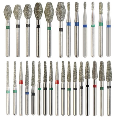 #ad #ad Dental Diamond Burs FG Pear Round End Taper Cylinder Barrel High Speed 830 856 $79.99