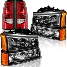 2003-2007 Silverado 1500 2500 3500 Headlights Taillights Assembly Compatible