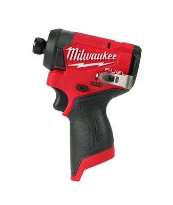 Milwaukee 3453-20 M12 FUEL 12V 1/4'' Hex Cordless Impact Driver - Bare Tool