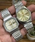 Lot Of Two Vintage Seiko 5 & Orient Crystal Automatic Wrist Watches Men's Japan