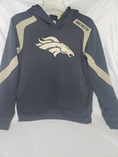 Denver Broncos Youth Pull Over Hoodie Size M/10-12 