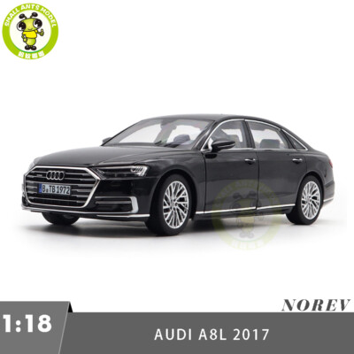 1/18 Audi A8 A8L 2017 Norev 188367 Black Diecast Model Car Gifts For Friends