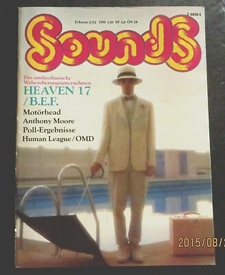 Sounds 02/82 Cover: Heaven 17/BEF, Patrick Gammon,Riuichi Sakamoto,Anthony Moore