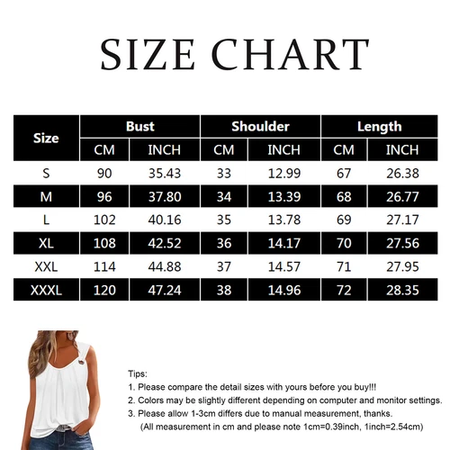 Summer Womens Tank Tops Casual Flowy Ladies Sleeveless Pleated Striped Tunics - Bild 3 von 24