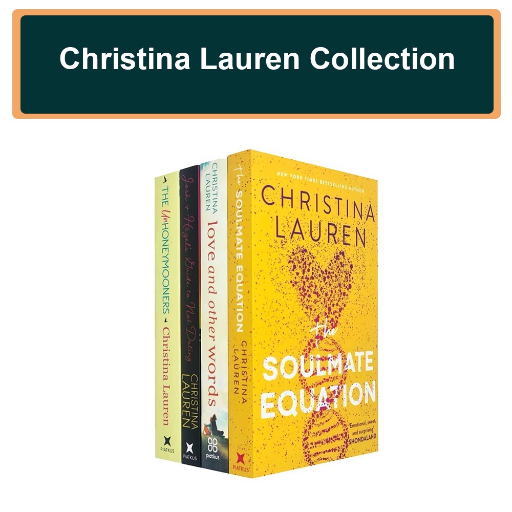 Christina Lauren Collection 4 Books Set Josh and Hazel's Guide,Soulmate Equation