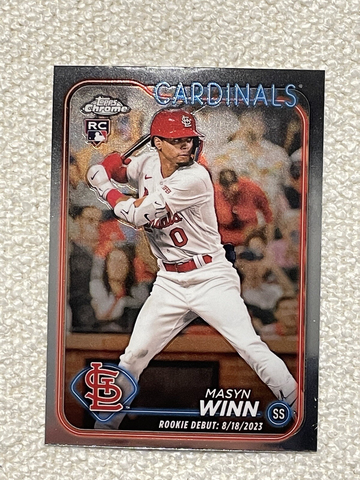 Masyn Winn 2024 Topps Chrome Update RC Rookie Debut #USC23 St. Louis Cardinals