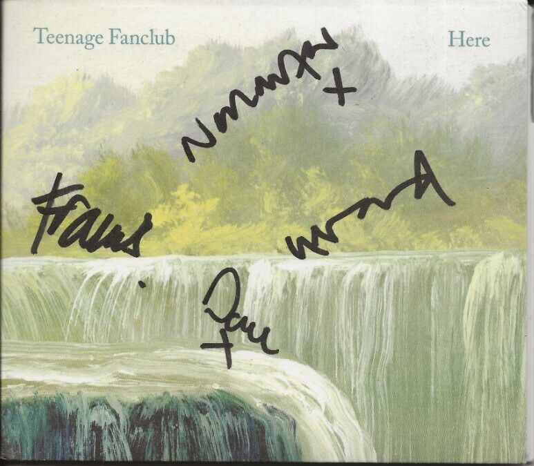 Teenage Fanclub REAL hand SIGNED Here CD COA Autographed by 4 | eBay