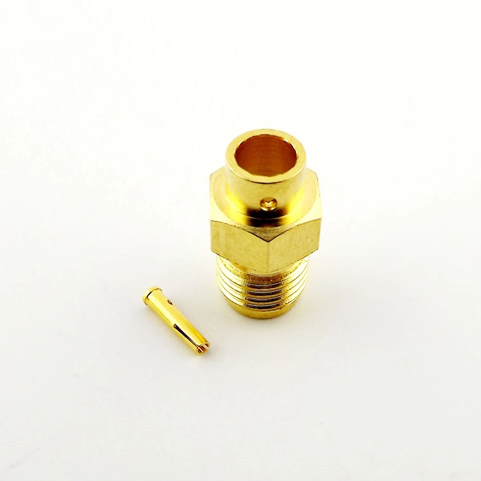 10pcs SMA Female Jack Solder for Semi-rigid RG402 0.141" Cable RF Connector - Image 4 of 4