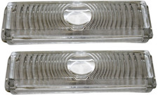 47-53 Chevy Truck Front Lh Rh Clear Turn Light Parking Lamp Lenses 47-53 Chevy Truck Front Lh Rh Clear Turn Light Parking Lamp Lenses
