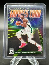 2023-24 Donruss Optic Giannis Antetokounmpo Express Lane Lime Green Prizm /149
