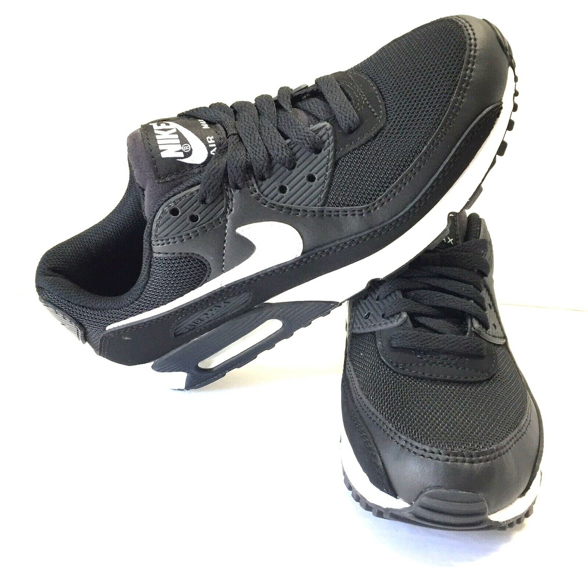 Size 7 - Nike Air Max 90 Black White W for sale online | eBay