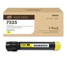 FADSOON® 006R01514 Yellow Toner Compatible for Xerox 7525-7855 (15500 Pages,1PK)