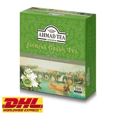 Jasmine Green Tea Ahmad Tea London Exclusive Quality 100 TEA BAGS X 1 PACK NEW