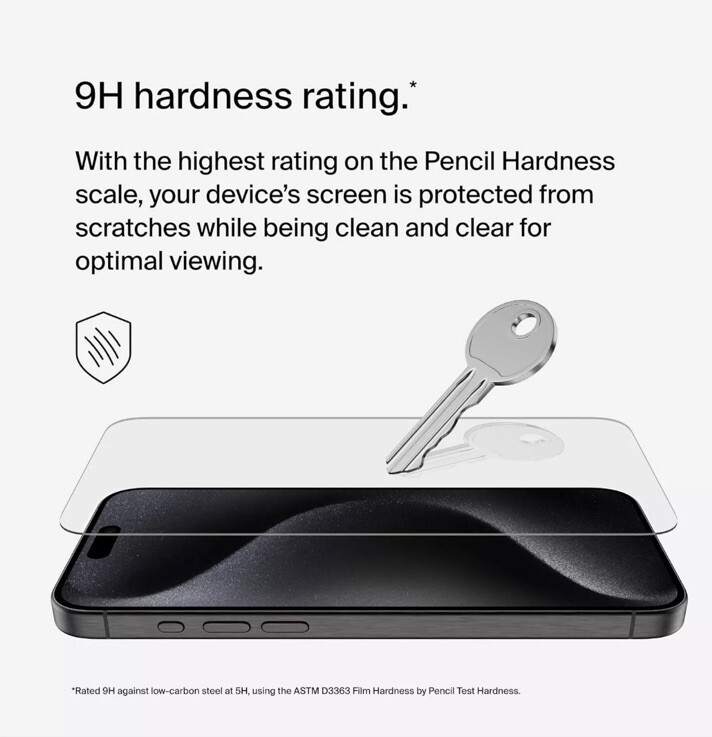 Belkin OVA134ZZ ULTRAGLASS SCREEN 15 PRO MAX for sale online