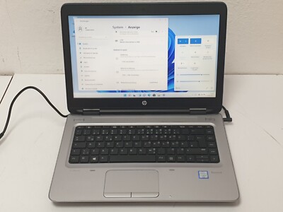 HP EliteBook i5-6300U 2,40GHz 256GB neu SSD 8GB Laptop Windows 11 Pro 14'' USB-C