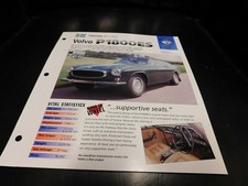 1971-1973 Volvo P1800es Spec Sheet Brochure Photo Poster 1972 1971-1973 Volvo P1800es Spec Sheet Brochure Photo Poster 1972