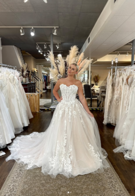 lace strapless beach wedding dresses Applique Sweep Train A Line Bridal Gown AUG26_TTF Workwear Replen Cordelia Black Vegan Leather Color:Beige / Natural Zipper9