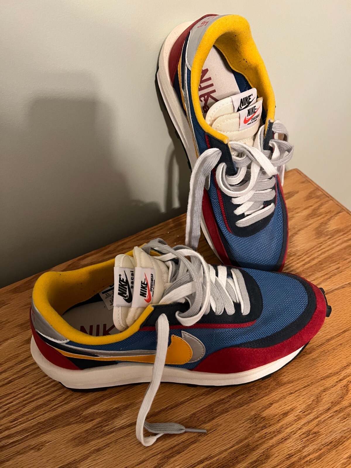 SACAI X NIKE Taglia 9 5 Nike sacai x LDWaffle Varsity Blu