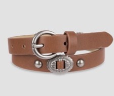 NEW by ART CLASS Girl  s Brown Belt Stud Accents Kid's Size XL