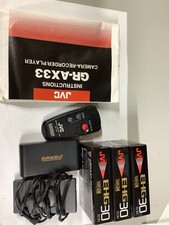 JVC VHS GR-AX33 Accessories Lot Read