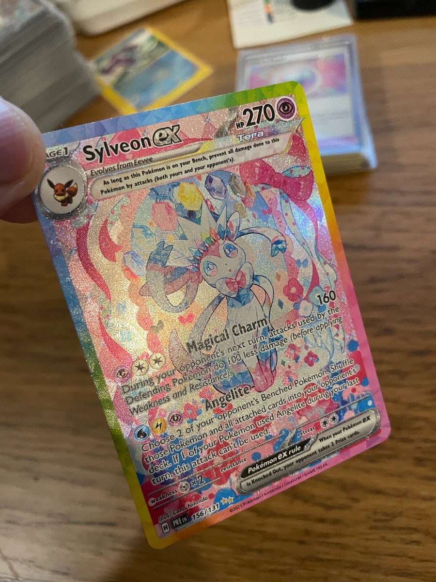 ポケモンカードゲーム pokemon card Sylveon ex sar 156/131 SYLVEON EX (SAR) , (156/131), #pokemon #pokemontcg #pokemoncards