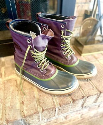 Sorel 1964 Premium CVS Canvas Purple, Green Navy Boots  Waterproof