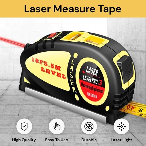 3 in 1 Digital Measure Tape Laser Distance Meter Measuring Tool Range Finder AU - Picture 1 of 13