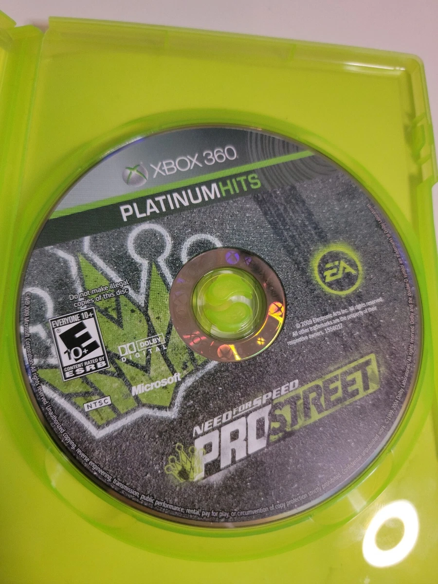 Need for Speed ProStreet Platinum Hits Microsoft Xbox 360 2007
