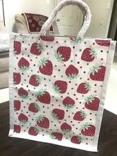 Jute Eco friendly Reusable Tote bag with Zipper -Travel, shopping, Casual, Work 