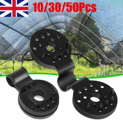 YANQUEENS Shade Cloth Heavy Duty Lock Grip Black Shade Cloth Plastic Clips Shade Net Clip