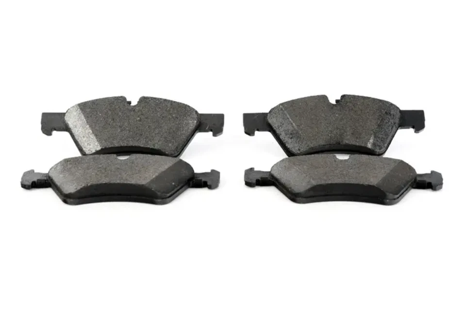 Juego de pastillas de freno delanteras y traseras con sensores para vehículos Mercedes-Benz 05-18 GENUINO Foto 3 de 4