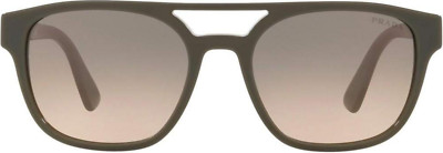 New PRADA SPR23V 515-715 56mm Green Top Bar Aviator Sunglasses Italy Unisex