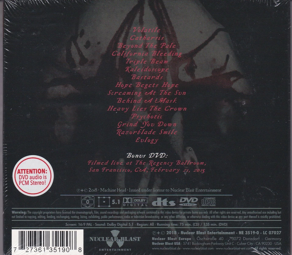 Machine Head - CD - Machine Head - Limited Edition - 2018 - NEUWARE! - Bild 2 von 2