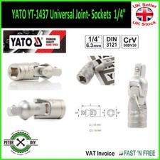 Image of Universal Joint- Sockets 1/4" YATO Professional YT-1437