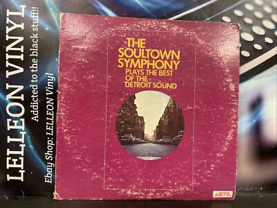 The Soultown Symphony The Detroit Sound LP Album Vinyl Record ANVIL1001 Soul 70s