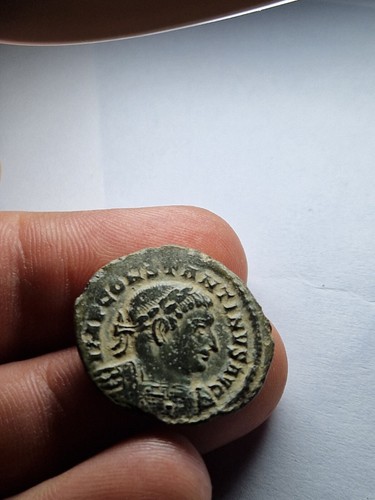 Constantine I 306AD * Authentic Ancient Roman Bronze Follis Coin - Sol Comiti - Picture 5 of 6