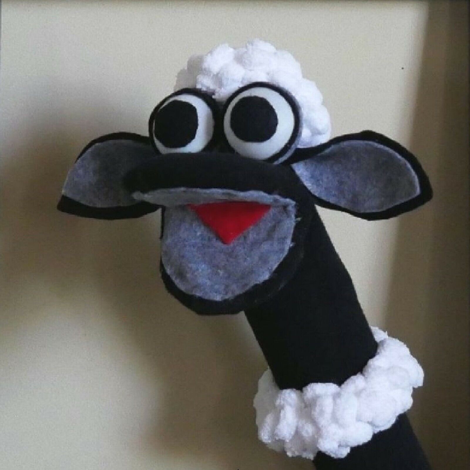 Sock Puppet Hand Puppet with moving mouth fun & education