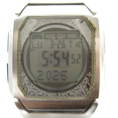CASIO ME-120M MATSURI Digitaluhr Silberfarben Quarz Kalender