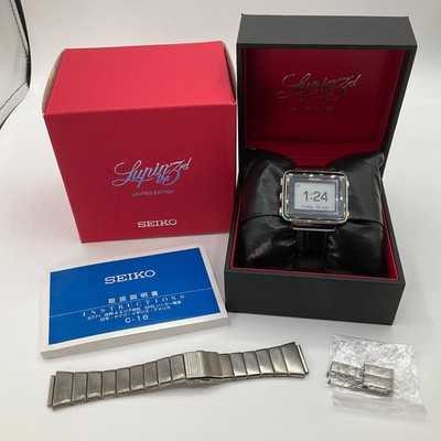 Seiko Spirit S771-0AA0 Lupin the 3rd Solar Degital Limited Men With Box & Manual