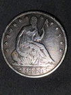 1854 Seated Liberty Half Dollar Silver New Orleans Arrows Variety