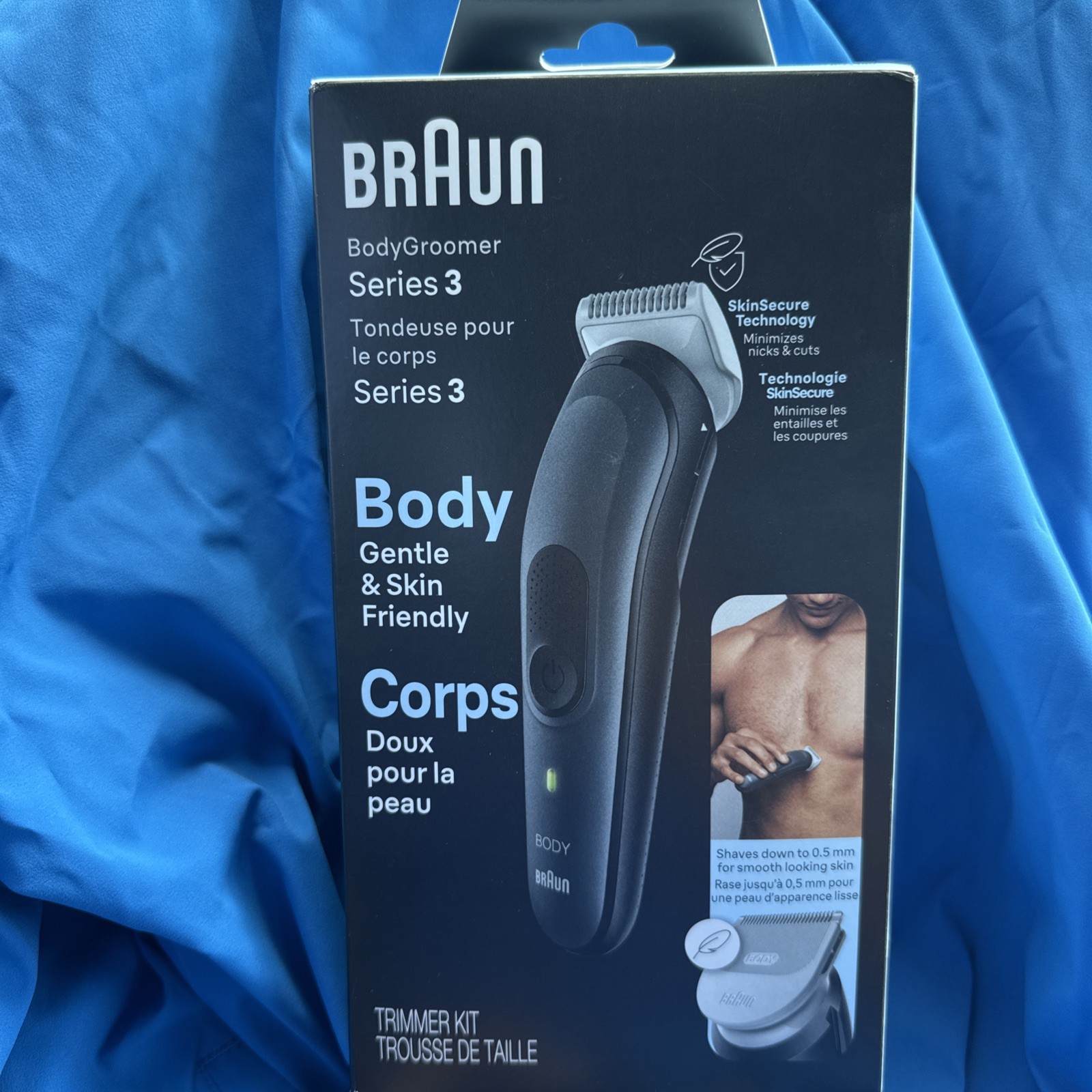 Braun Body Groomer Series 5 Rechargeable Wet Dry SkinSecure Technology Trimmer