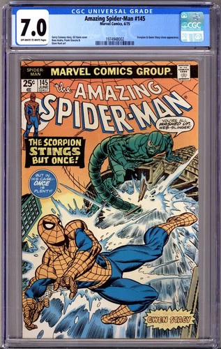 The Amazing Spider-Man Vol 1 145 CGC 7.0 (FN/VF) Marvel (1975)