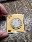 1901-S Barber Half Dollar 90% Silver Semi-Scarce Good San Francisco