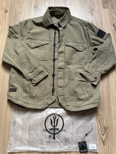 THRUDARK-DISSIDENT CANVAS JACKET - KHAKI - MEDIUM BNWT