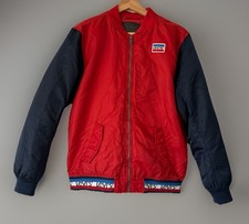 Levi s Bomber Jacket Coat Boys Sz XL 13-15 Yrs Red White Blue Retro Flag Preppy