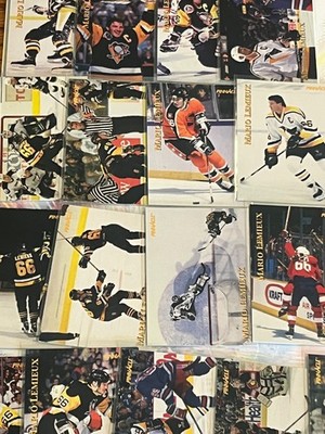 Mario Lemieux 1997-98 Pinnacle Giant Eagle Mario's Moments (missing 1 from set)
