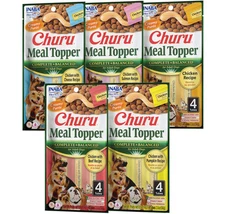 INABA Churu Meal Toppers for Dogs Grain Free High Quality Chicken Tuna 20 Pack
